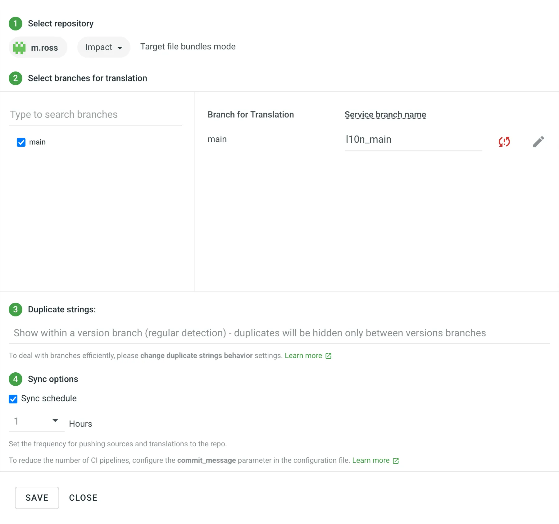 GitHub-Integration nicht konfiguriert